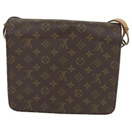 Louis Vuitton-LOUIS VUITTON Monogram Cartouchiere GM Shoulder Bag M51252 LV Auth 55008-Monogram