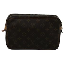 Louis Vuitton-Louis Vuitton Monogram Compiegne 23 Clutch Bag M51847 LV Auth 57434-Monogram