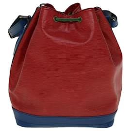 Louis Vuitton-LOUIS VUITTON Epi Trico Color Noe Bolso de hombro Rojo Azul Verde M44084 autenticación 56552-Roja,Azul,Verde
