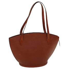Louis Vuitton-LOUIS VUITTON Epi Saint Jacques Shopping Shoulder Bag Brown M52263 LV Auth yt986-Brown