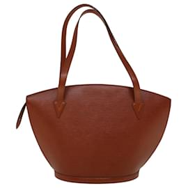 Louis Vuitton-LOUIS VUITTON Epi Saint Jacques Shopping Shoulder Bag Brown M52263 LV Auth yt986-Brown