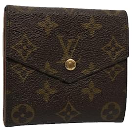 Louis Vuitton-LOUIS VUITTON Monogram Porte Monnaie Bier Cartes Crdit Wallet M61652 Autenticación5146-Monograma