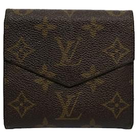 Louis Vuitton-LOUIS VUITTON Monogram Porte Monnaie Bier Cartes Crdit Wallet M61652 Auth am5146-Monogram