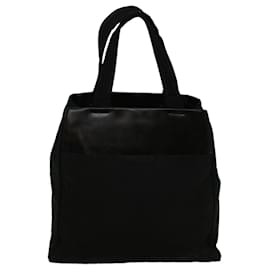 Prada-PRADA Tote Bag Nylon Noir Auth cl799-Noir