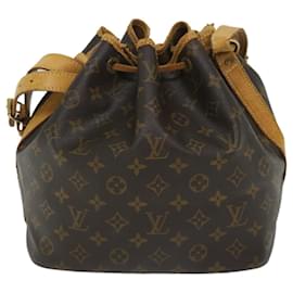 Louis Vuitton-LOUIS VUITTON Monogram Petit Noe Shoulder Bag M42226 LV Auth 56502-Monogram