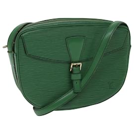 Louis Vuitton-LOUIS VUITTON Epi Jeune Fille MM Bolsa de Ombro Verde M52154 Autenticação de LV 56471-Verde