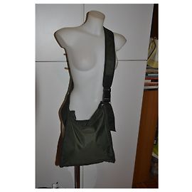 Emporio Armani Shoulder Bag Olive Green Cloth Olive green Dark green