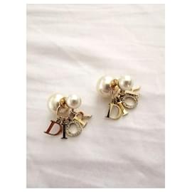 Dior-Christian Dior Tribales Earrings-Golden