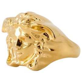 Medusa-Ring – Versace – Metall – Gold Metallisch