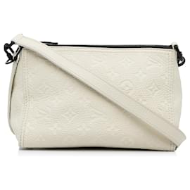 Louis Vuitton-Louis Vuitton Monograma Branco Empreinte Triângulo-Branco