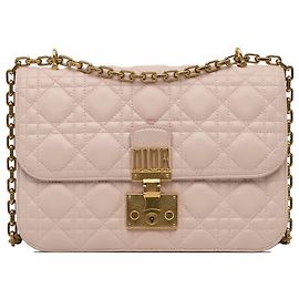 Borsa a tracolla Dior Rosa Cannage Dioraddict Rosa