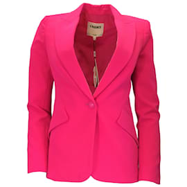 L'Agence-L'Agence Hot Pink Chamberlain Blazer-Pink