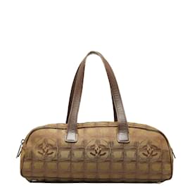 Chanel-New Travel Line Mini-Boston-Tasche-Braun