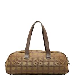 Chanel-New Travel Line Mini Boston Bag-Brown
