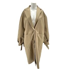 Autre Marque-NON SIGNE / UNSIGNED  Coats T.fr 38 cotton-Beige