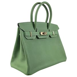 Hermès-Hermès Epsom Birkin vert 30-Vert,Vert clair