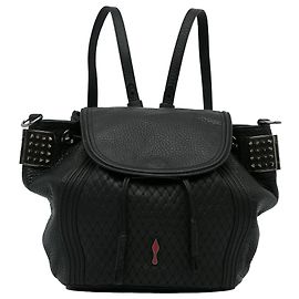Schwarzer Dompteuse-Rucksack mit Stacheln von Christian Louboutin Schwarz