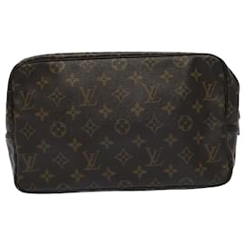 Louis Vuitton-Louis Vuitton Monogram Trousse Toilette 28 Bolsa de Embreagem M47522 Autenticação de LV 56350-Monograma