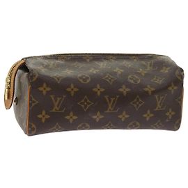 LOUIS VUITTON Monogram Trousse Patte Pression Cosmetic Pouch M47636 auth 56488 Monogramma