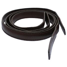 LOUIS VUITTON Shoulder Strap For Male Leather 19.7""-22"" Brown LV Auth bs9322 Dark brown