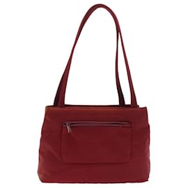 Prada-PRADA Hand Bag Nylon Red Auth ac2372-Red
