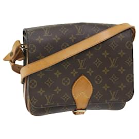 Louis Vuitton-LOUIS VUITTON Monogram Cartouchiere GM Shoulder Bag M51252 LV Auth 56487-Monogram