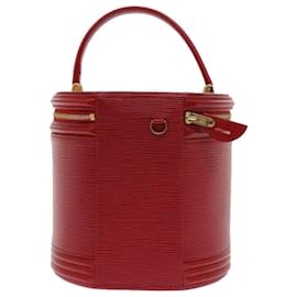 Louis Vuitton-LOUIS VUITTON Epi Cannes Hand Bag Red M48037 LV Auth 57495-Red