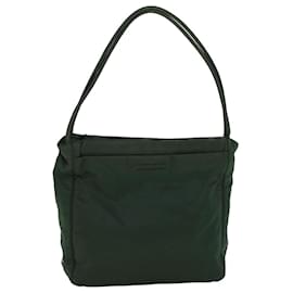 Prada-PRADA Shoulder Bag Nylon Green Auth bs9257-Green