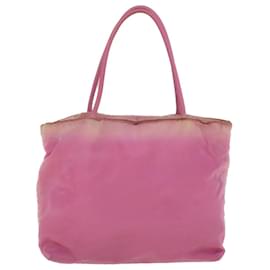 Prada-PRADA Hand Bag Nylon Pink Auth yt981-Pink