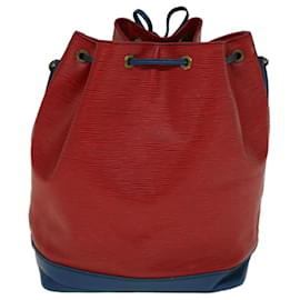 Louis Vuitton-Bolsa de ombro LOUIS VUITTON Epi Noe bicolor vermelho azul M44084 Autenticação de LV 56553-Vermelho,Azul