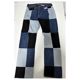 Levi's Made & Crafted-Jeans patchwork Levi's x Gosha Rubchinskiy-Blu,Blu chiaro