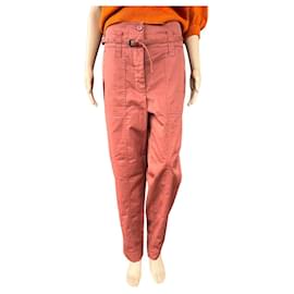 Bottega Veneta-Pants, leggings-Red,Orange