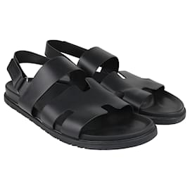 Hermès-Black Genius Sandals-Black