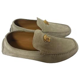 Driver Versace Medusa Nero Beige D'oro Sabbia