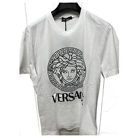 Versace T-shirt Méduse Noir Blanc