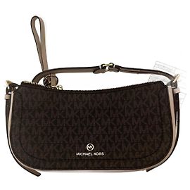 Michael Kors Pochette Marron Rose