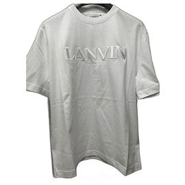 Camiseta con logo Lanvin Blanco