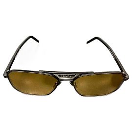 Prada Sunglasses Black Yellow