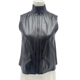 Louis Vuitton-LOUIS VUITTON  Jackets T.fr 36 leather-Black