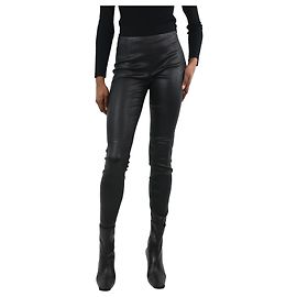 Ralph Lauren Schwarze Lederhose – Größe US 6 Schwarz