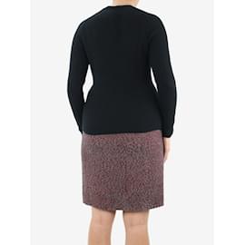 Forte Forte-Black ribbed sweater - size UK 8-Black