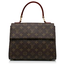 Louis Vuitton-Louis Vuitton Brown Monogram Cluny BB-Brown,Pink