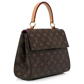 Louis Vuitton-Louis Vuitton Brown Monogram Cluny BB-Brown,Pink