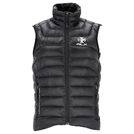 Ralph Lauren-Ralph Lauren RLX Padded Gilet in Black Nylon-Black