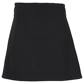 Bottega Veneta-Bottega Veneta Mini Skirt in Black Wool-Black