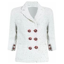 Chanel-Veste en tweed à boutons CC emblématiques-Multicolore