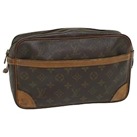 Louis Vuitton-Louis Vuitton Monogram Compiegne 28 Pochette M51845 LV Aut 57923-Monogramma