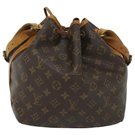 Louis Vuitton-LOUIS VUITTON Monogram Petit Noe Sac à bandoulière M42226 Auth LV 57690-Monogramme