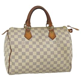 Louis Vuitton-Louis Vuitton Damier Azur Speedy 30 Handtasche N.41533 LV Auth 57752-Andere