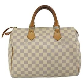 Louis Vuitton-Louis Vuitton Damier Azur Speedy 30 Hand Bag N41533 Auth LV 57753-Autre